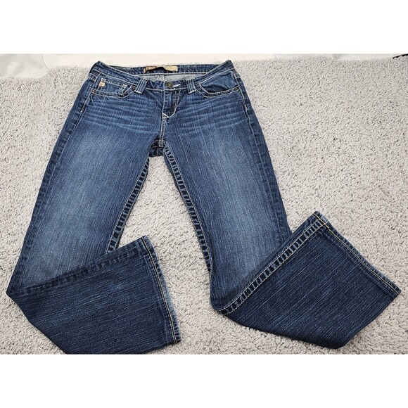 Big Star Womens Jeans Hazel Bootcut Curvy Fit Low Rise Y2K Cowgirl Boho 28 x 29 - Picture 11 of 16